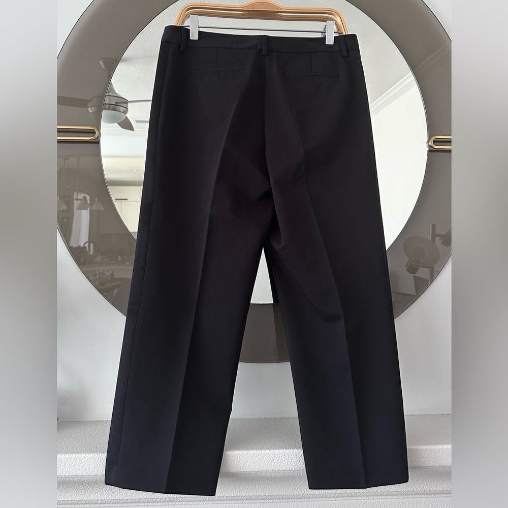 CLAUDIO TONELLO LUXURY MADE IN ITALY TUXEDO STYLE CROP PANTS, Size 44 Large - Picture 4 of 7